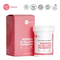 라우프 네이처 여성 300억 유산균 프로바이오틱스 60정 베지 캡슐 60일분, 30B-Probiotic-60ct