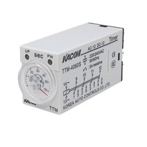 [카콘] 한국자동제어 미니 타이머 TTM-4030S, DC24V