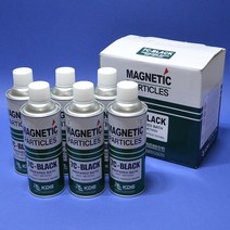 경도 자분탐상제 7C-BLACK 흑자분 6개 8220549 흑색자분 크랭크축 용접부 표면검사 용접용품