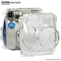fujifilm instax mini 11987+7s7c407090liplay용 투명 케이스 크리스탈 글리터 백 정사각형 sq120 즉석 필름 카메라, [13] Mini7s 7c Crystal