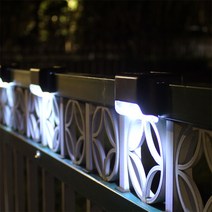 태양광벽등 태양광랜턴 1LED L벽등 야외 가든 둘레 파티션 경관 정원 태양열 계단 2659975593, 태양열 1led 계단 등 화이트 셸락
