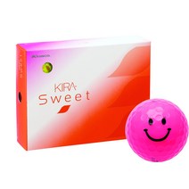 카스코 (Kasco) 골프 공 KIRA SWEET 캐릭터 12 개 (12 개) 핑크