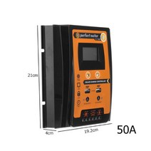 태양광 컨트롤러 12V24V 배터리 호환 충전 패널, 12V24V50A + 1개
