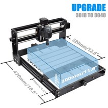 목공기계CNC 3018 확장 키트 업그레이드 ~ 3040 수조 액세서리 Pro Max 조각 기계와 호환 가능, 한개옵션0