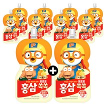 팔도 뽀로로 홍삼쏙쏙 어린이음료 100ml, 10개입, 오렌지