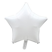 아나그램 별풍선 48cm 메탈화이트 은박호일, 단품