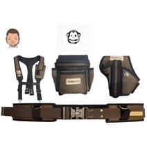 주경산업 4P세트 못주머니 JK-014+X반도 JK-054+원터치벨트 JK-035+드릴집 JK-091