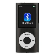 mp4 휴대용 mp3플레이어 블루투스 2023 새로운 스타일 제비 MP4 플레이어 디지털 미디어 메모리 없음 FM 라디오 Txt 전자 책 사진 성인용 음악, black