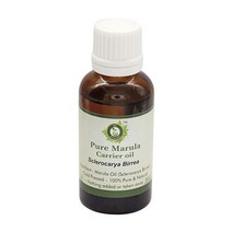 마룰라 오일 | Sclerocarya Birrea 머리 얼굴 바디 헤어 퓨어 100% 순수 내추럴 R V 에센셜 콜드 프레스, 10ml (0.338 Ounce)