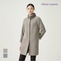 [올리비아로렌] 네크밍크 퍼패치 H라인 코트 VOPEAXWA331 NC창원