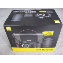 니콘카메라 Nikon D3500 24.2MP Digital Camera with AF-P DX 18-55mm+70-300mm and CAMERA Bag