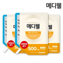 메디웰 RTH 티에프 화이버리스 500mlx20팩+주입세트 20개입, 20팩, 500ml