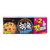 맛있는 롯데 칙촉 오리지날 120g 과자 쿠키 비스킷 비스켓 크래커 어린이 학생 회사 간식, 단품, 단품
