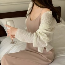 겟잇미 실키 루즈핏 새틴 끈나시 원피스