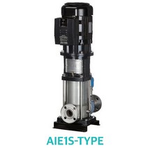 AIE1S-40505-3T 삼상380V 고효율 개별인버터 부스터펌프 5마력 양정86M 구경40mm 양수량 200LPM (65M) 부스타