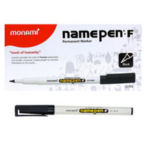 모나미 중간글씨용 네임펜 Fine, 흑색, 84개입