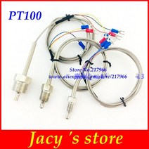 온도계측기 자기온도계 압력 보일러 Pt100 열 저항 온도 센서 나사산 M6 M8 M10 M12 M20 1/2 '1/4' 3/8, 04 M16 x 1.5