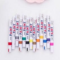 마카쥬물감 운동화 리폼 신발 염색 sipa 오일 페인트 브러시 diy 수제 낙서 펜 타이어 펜 큰 머리 마크 펜, 블랙 1개