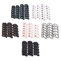 뉴즐 자석 더블사이드 넘버 자석 아이언커버 단품 자석 웨지커버 개별단품, 자석 올화이트(블랙자수), 56도 웨지커버