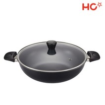 [해피콜] HC NEW 컴포트 다이아몬드 IH 파티웍 32cm(뚜껑포함), 상세 설명 참조