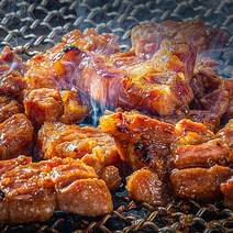 이동 돼지왕구이 1kg 포천 원조 왕구이 맛을 그대로 촘촘한 칼집 무뼈 야채 과일 듬뿍 비법 양념소스, 1팩