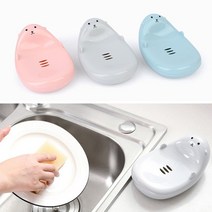 비누 받침대 수달 물빠짐비누각 비누곽 비누케이스 색상랜덤, 20개
