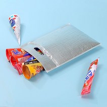 지퍼 손잡이 은박 보냉봉투 15p 보온 보냉백