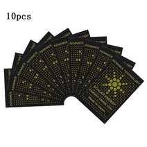 전자파 전자파차단 전자파차단스티커 보호필름 10pcs emr 스칼라 에너지 전화 스티커 안티 방사선 칩 쉴드 paster 노트북 임신 한 여자를위한 안티 emp emf 보호, e