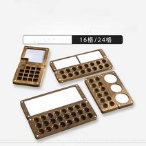 휴대용파레트 안흐르는 팔레트 소형, 알루미늄 합금 - 기울어진 바닥이 있는 24개의 그리드