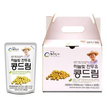하늘빛 콩드림 14개 전두유 전체식두유 첨가물없는두유 아침대용식 아침식사대용 부모님추석선물