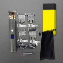 바리깡 클리퍼 이발기 바버샵 이발소 리젠트컷 투블럭 헤어컷 숏컷 남자에 대 한 전문 WateProof 머리 절단 기계 머리 트리머 전기 면도기 남자 면도기 0mm 수염 트리머, 킹 세라믹 상자