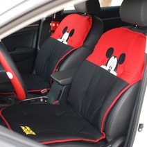 디즈니 블랙레드볼륨 시트모음전(선택1) bonform, 6.미키 FA 사계절 쿠션 시트 1P