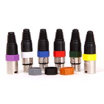 EWI XIR XLR 커넥터용 인식링 10가지 색상