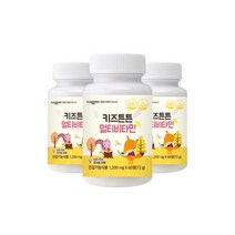 일동생활건강 키즈튼튼 멀티비타민 어린이 종합비타민 딸기맛 츄어블 3병 6개월분, 키즈튼튼 멀티비타민 어린이 종
