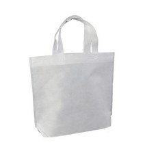 부직포선물가방 포장백 무지 주머니 화이트 세로형