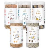 펫팩 반려동물 동결건조 간식 닭가슴살 연어 열빙어 북어 통북어, 동결건조 치킨트릿 135g