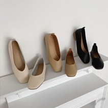 라폼슈 도아노 스퀘어 플랫슈즈 (3cm)