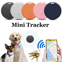 애완 반려 동물 GPS 추적기 로케이터 휴대 전화 스마트 분실 방지 장치 휴대용 라운드, 03 분홍색