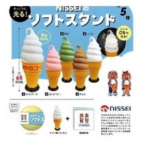 NISSEI 소프트 스탠드 미니어처 라이트 CAPSULE 전 5종 세트 켄 엘리펀트