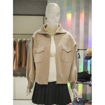 ab.f.z [ab.f.z] 빅포켓 카라 니트 집업 (AAW4HY58L)