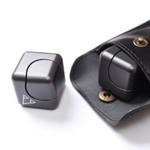 메탈 피젯큐브 집중력 스트레스 해소 심심할때 어른 손 장난감, 피젯다이스-그레이