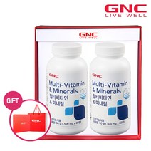 [GNC] 멀티비타민 앤 미네랄 60정 2개입 세트/ 온라인 공식몰, 상세설명 참조, 없음