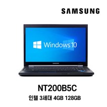 삼성전자 중고노트북 NT200B5C 가성비 좋은 노트북 i5 3210M, WIN10 Home, 4GB, 128GB, 코어i5 3210M, 블랙