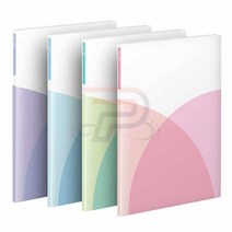 파샵 A4포켓 클리어화일30매 보험증권화일 서류파일 PP클리어화일, 연두(401140)