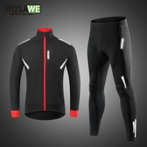 자전거 라이딩복 사이클 셋트 철인3종 경기복 싸이클 Wosawe 남자 겨울 반사 21