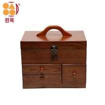 바느질함 상자 인테리어 수납 반짇고리 빈티지, 라지 스티치 케이스(YM-859)