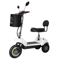 삼륜 전동바이크 오토바이 3발 스쿠터 전기 미니, 48V, 듀얼 브레이크 배터리 미국 국기