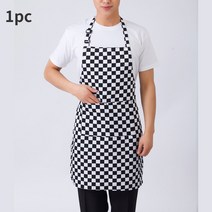 얼룩 방지 긴 목 앞치마 호텔 레스토랑 요리사 커 작업 유니폼 앞치마 여성용 이발사 앞치마 남성 주방 악세사리, 2, 한 사이즈, 2