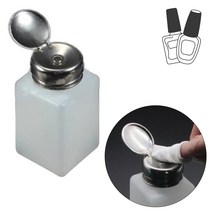사각 펌프 공병 200ml 용기 리무버 메이크업 아세톤 입구 스텐 화장품 백화점 판매점, 단품