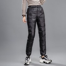 우모바지 패딩 백패킹 바지 야외 다운 방수 착용 하이킹 캠핑 따뜻한 겨울 구스 다운